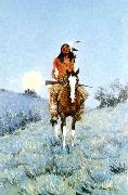 Frederick Remington The Outlier oil painting reproduction